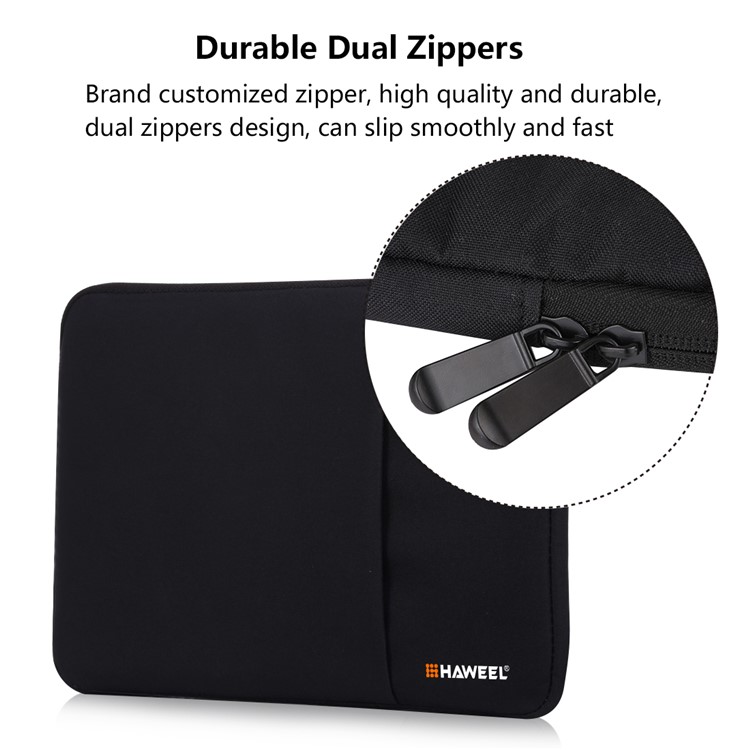 Housse De Protection HAWEEL Anti-éclaboussures Pour Ordinateurs Portables / Tablettes De 13 Pouces - Noir-6