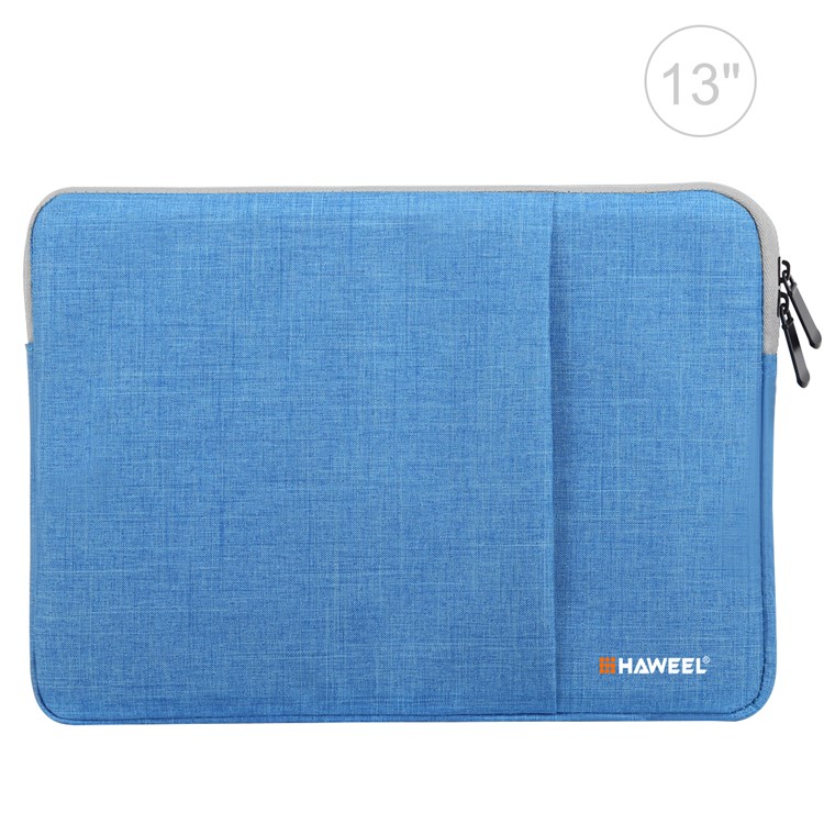 Housse De Protection À Manches Longues HAWEEL Anti-éclaboussures Pour Ordinateurs Portables / Tablettes De 13 Pouces - Bleu-1