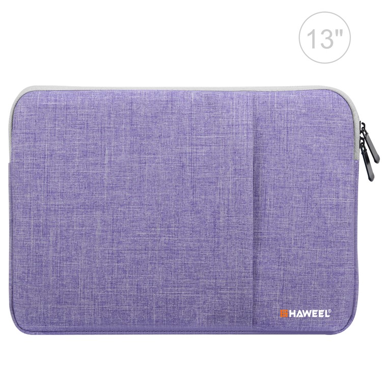 HAWEEL Spritzwassergeschütztes, Stoßfestes Etui Für 13-Zoll-Laptops / -Tablets - Lila-1