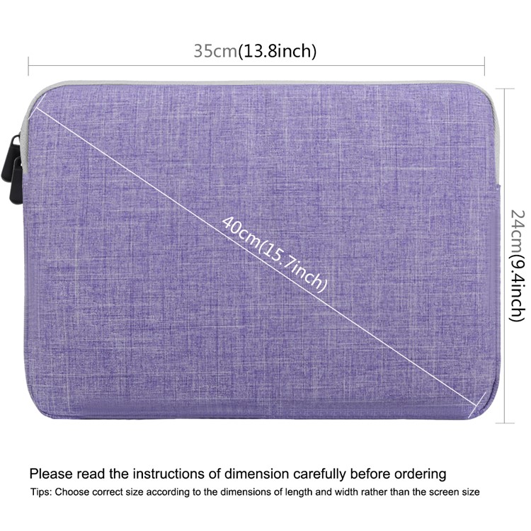 HAWEEL Spritzwassergeschütztes, Stoßfestes Etui Für 13-Zoll-Laptops / -Tablets - Lila-3