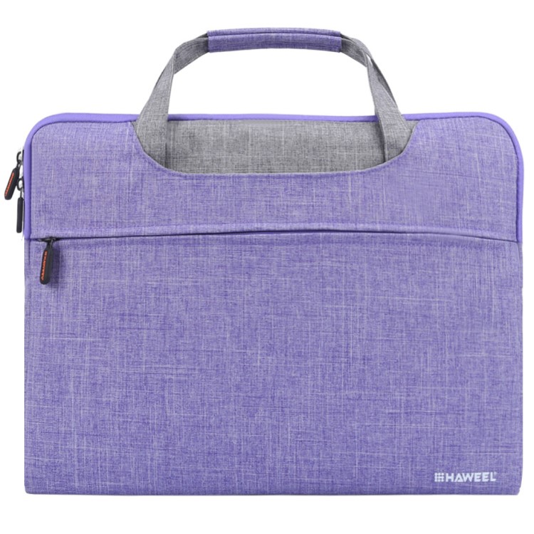 HAWEEL Wasserdicht Stoßfest Oxford-Hülle Tasche Handtasche Für 15-Zoll-Laptops / Tabletten - Lila-1