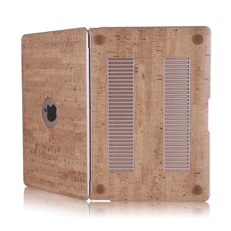 Lebendige Holz Lederhaut Hartschale Für Macbook Pro 13.3 Mit Retina-Display - Khaki-4
