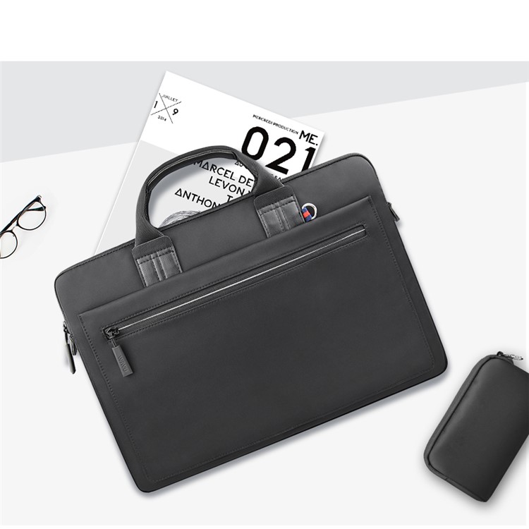 WIWU Athena Portable Laptop Hand Bag + Small Mouse Storing Bag for 15.4-inch Laptop - Black-4