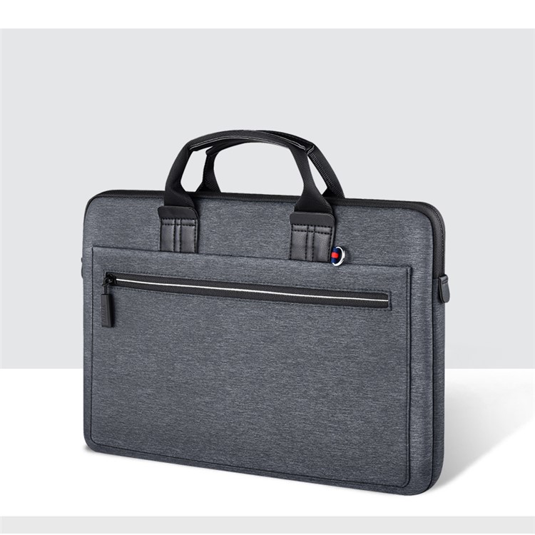 WIWU Athena Campus Slim Case Portable Laptop Bag + Small Mouse Storing Bag for 15.4-inch Laptop - Dark Grey-1