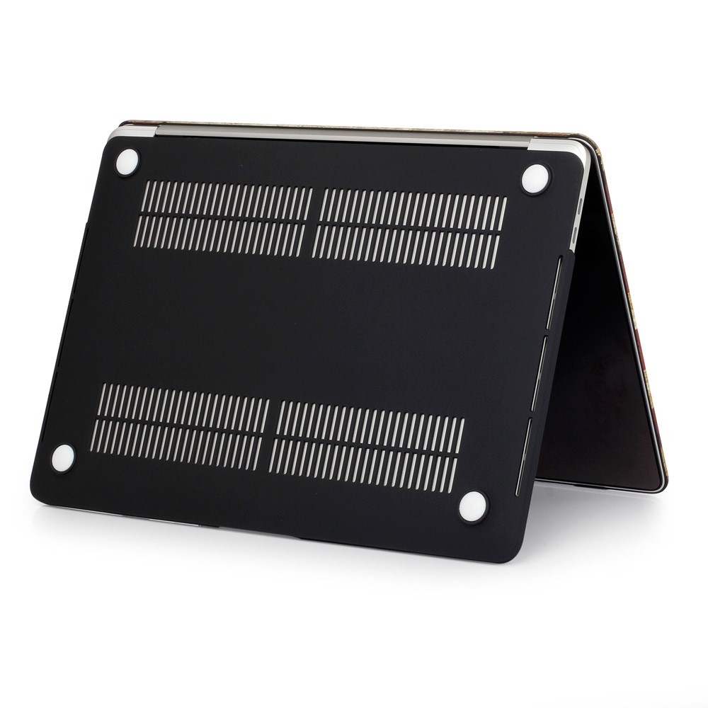 Funda Protectora Delantera / Trasera Dura Para Macbook Air 13.3 Pulgadas A1932 (2018) / Aire De 13.3 Pulgadas Con Retina (2018). - Cielo Estrellado / Púrpura-5