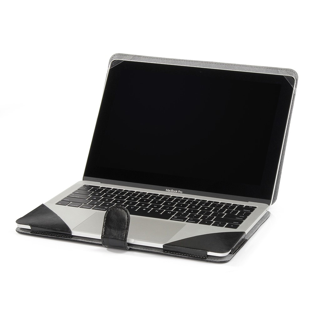 Crazy Horse Leather Case for MacBook Air 13.3" Retina Display A2179 (2020)/ 13.3 inch A1932 (2018) / Air 13.3" Retina Display (2018) - Black-4