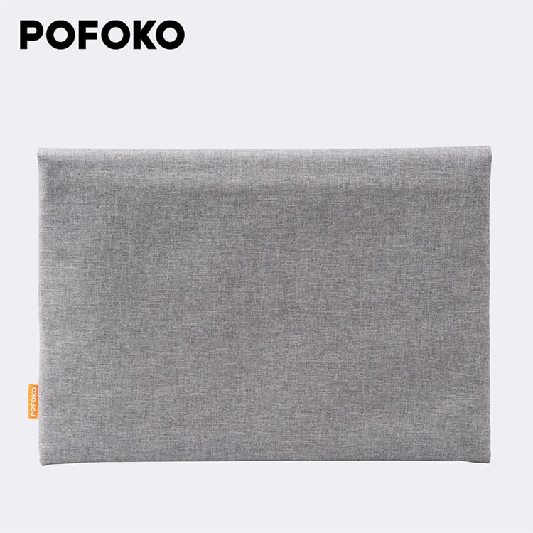 POFOKO Etui De Protection Pour Ordinateur Portable À Fermeture De 13 Pouces, Taille: 330 X 250 X 15cm - Gris-2