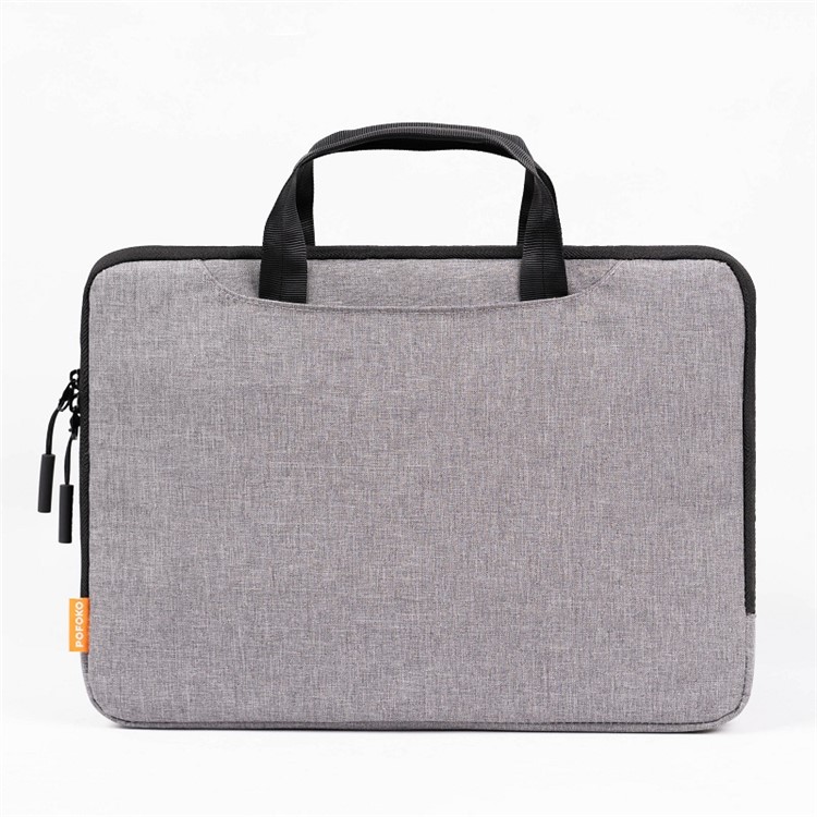 POFOKO Businesses Style Laptop Handbag for 13 inch Laptop, Size: 304 x 214 x 25mm - Grey-2