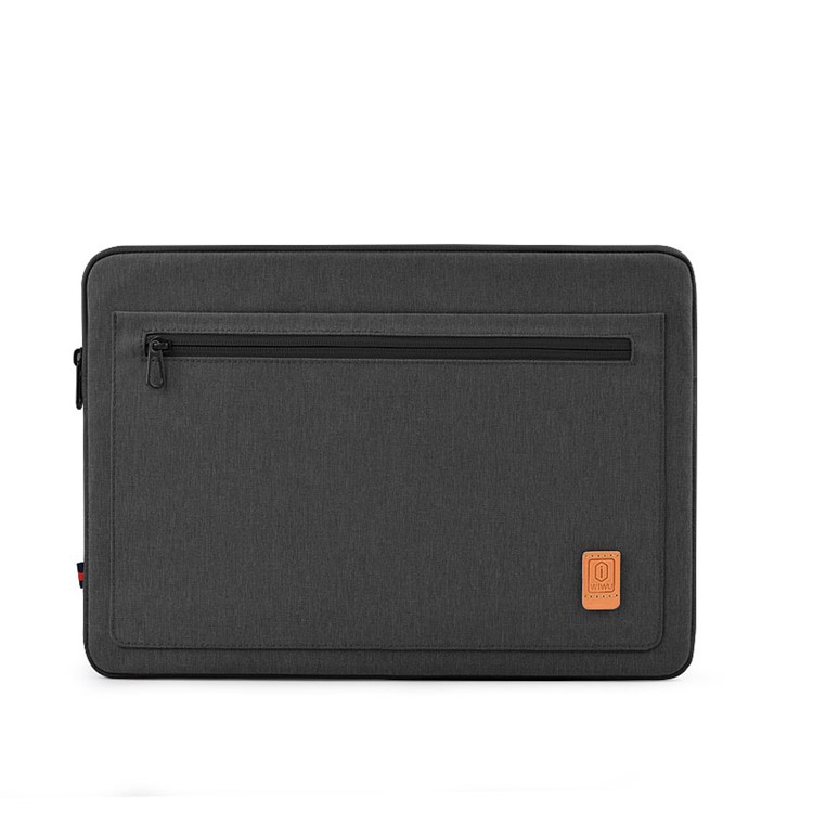 WiWU Cloth Material Laptop Bag Notebook Bag Handbag for 14-inch MacBook Laptop - Black-1