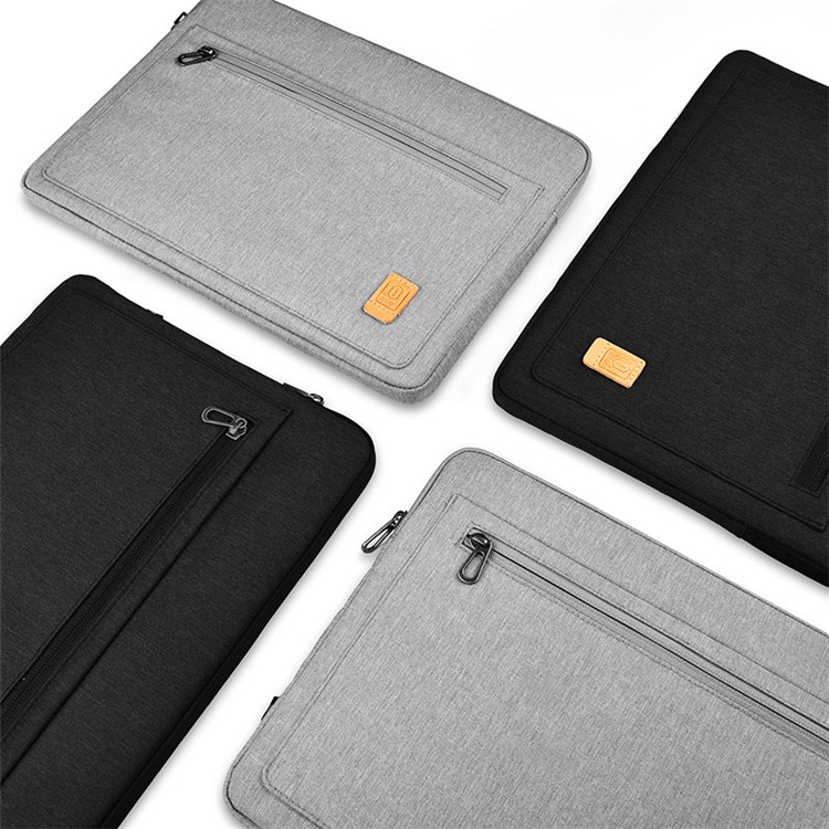 WiWU Cloth Material Laptop Bag Notebook Bag Handbag for 14-inch MacBook Laptop - Black-5