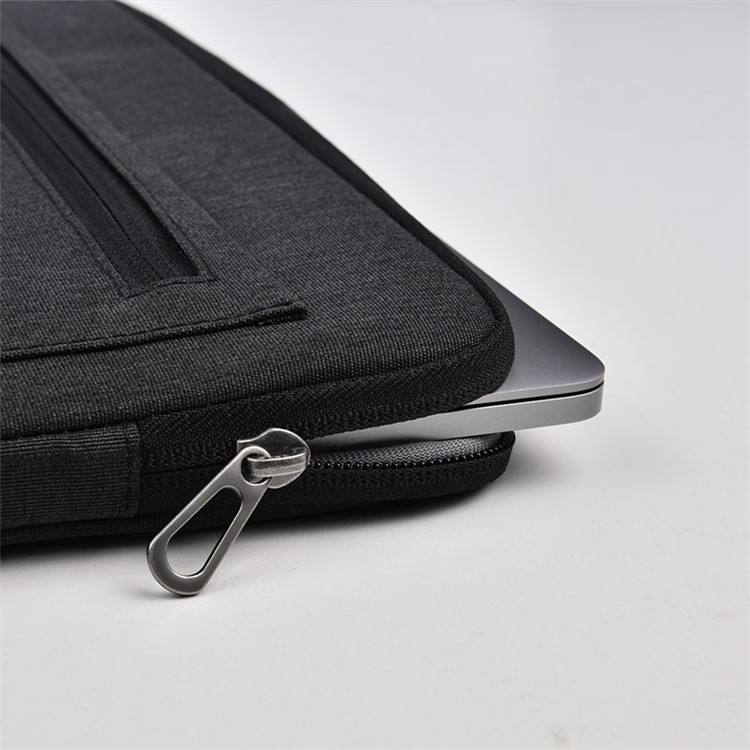 WiWU Cloth Material Laptop Bag Notebook Bag Handbag for 13.3-inch MacBook Laptop - Black-4