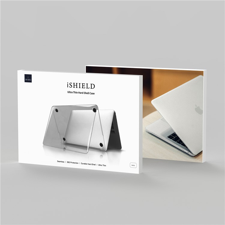 Wiwu Ishleld Transparent Matt Laptop-PC-Gehäuse Für MacBook-Luft 13,3 Zoll (2018) / Luft 13,3 Zoll Mit Retina-Display (2018) - Transparent-8