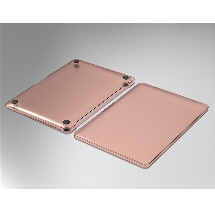 Wiwu ISHLELD Funda Transparente Para PC Portátil Mate Para Macbook De 12 Pulgadas Con Pantalla Retina (2015) - Rosado-5