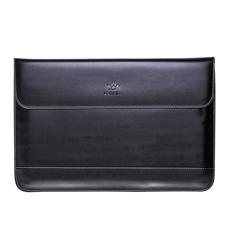 Custodia In Vera Pelle Per MacBook Air 11 Pollici / MacBook Da 12 Pollici Con Display Retina (2015) - Nero-1