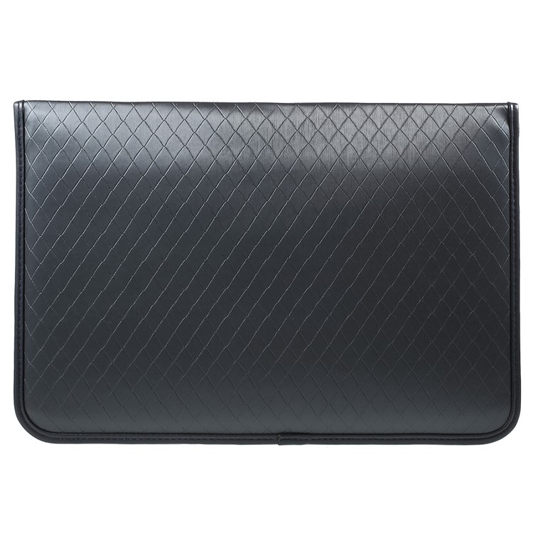 XINCUCO Gro Série Texturé Vessie Sac D'ordinateur Portable Pour Macbook Air 11 Pouces / 12 Pouces Avec Écran Rétine (2015) - Noir-2