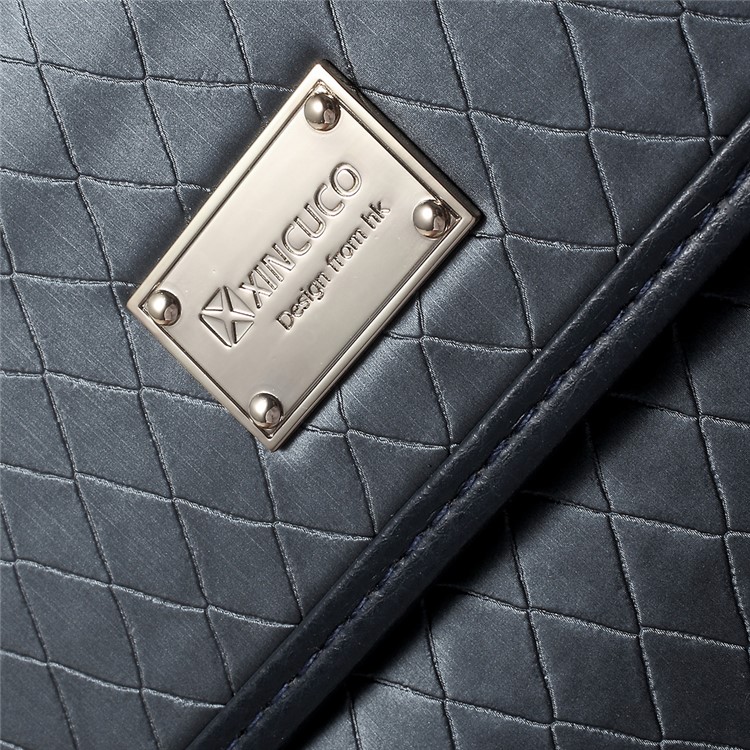 XINCUCO Gro Série Texturé Vessie Sac D'ordinateur Portable Pour Macbook Air 11 Pouces / 12 Pouces Avec Écran Rétine (2015) - Noir-6