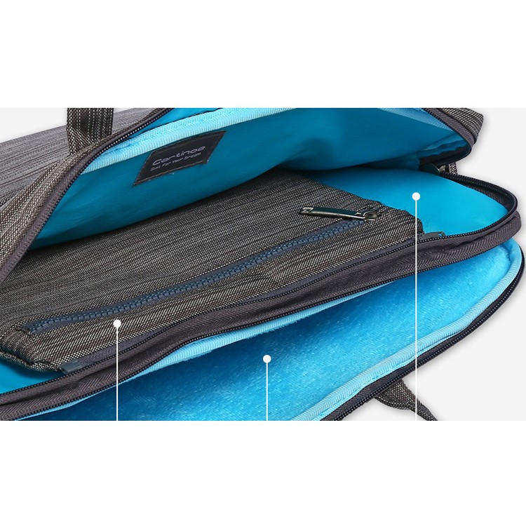 CARTINOE Elite Series Laptop Pack Shoulder Bag for 13.3-inch Apple MacBook - Dark Grey-13