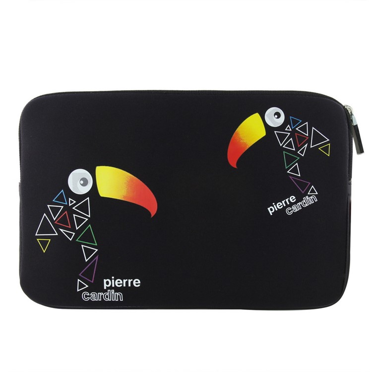 PIERRE CARDIN Sweet Birds Neoprene Waterproof Sleeve Laptop Bag for MacBook 11-inch - Black-4