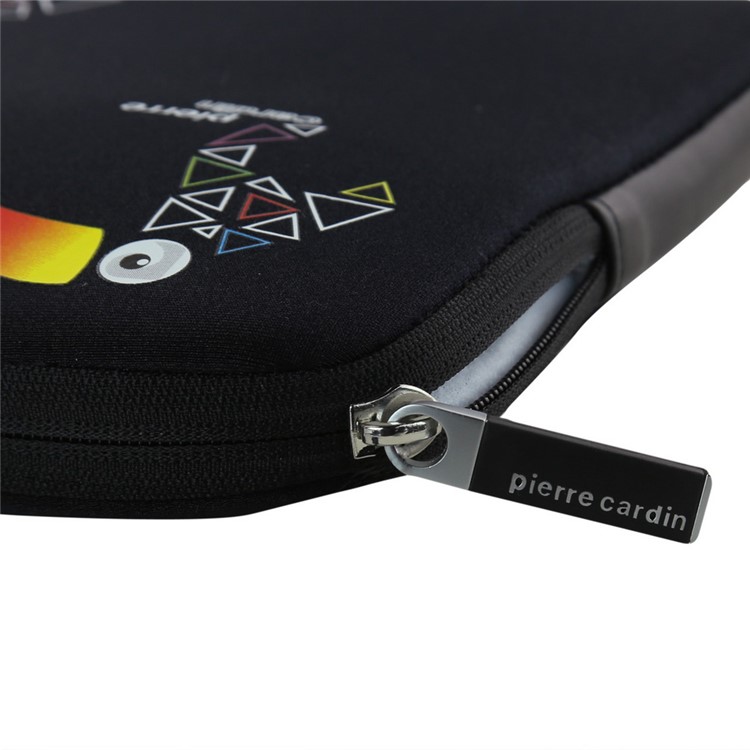 PIERRE CARDIN Sweet Birds Neoprene Waterproof Sleeve Laptop Bag for MacBook 11-inch - Black-5