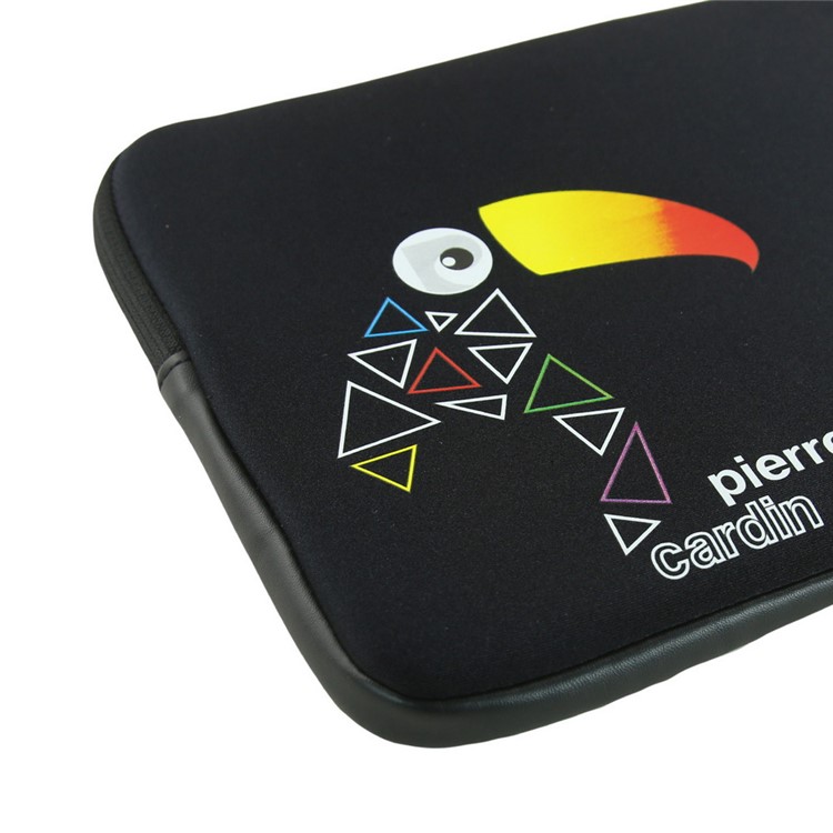 PIERRE CARDIN Sweet Birds Neoprene Waterproof Sleeve Laptop Bag for MacBook 11-inch - Black-7