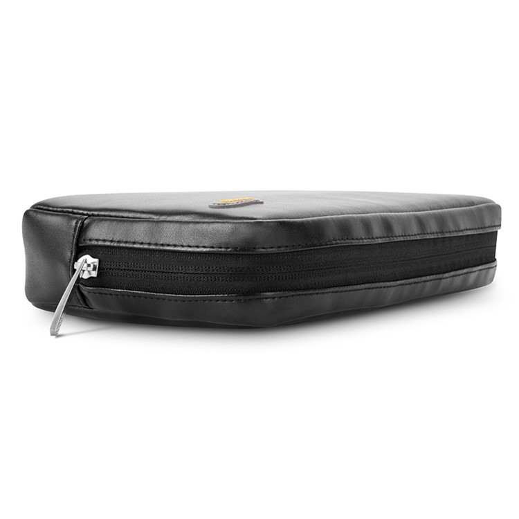 POFOKO Martin Series PU Leather Storage Pouch for Tablet/Hard Disk/Mouse etc - Black / L Size-10