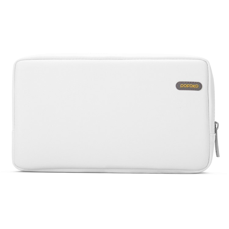 POFOKO Martin Series PU Leather Carrying Bag for Tablet/Hard Disk/Mouse etc - White / L Size-2