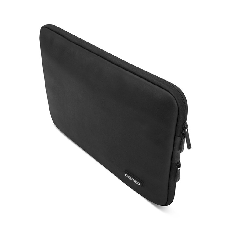 POFOKO 13.3-inch LITA Series PU Leather Laptop Sleeve Bag Carrying Case - Black-4