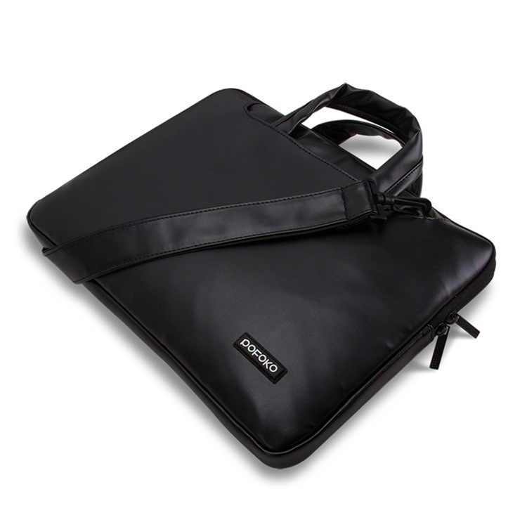 POFOKO New LITA Series Shoulder Laptop Briefcase Bag for Macbook Pro 15.4 Inch - Black-4