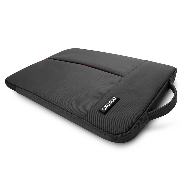 POFOKO Kaibin Series Laptop Sleeve Case Bag Handbag for Macbook Air 11 - 11.6 inch - Grey-4