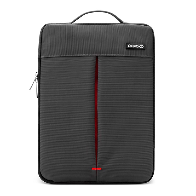 POFOKO Kaibin Series Laptop Sleeve Handbag Shoulder Bag for Macbook Air / Pro 13.3 inch - Grey-1
