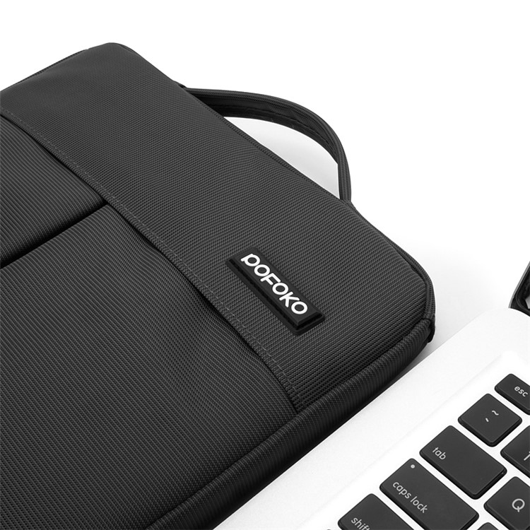 POFOKO Kaibin Series Laptop Sleeve Handbag Shoulder Bag for Macbook Air / Pro 13.3 inch - Grey-6