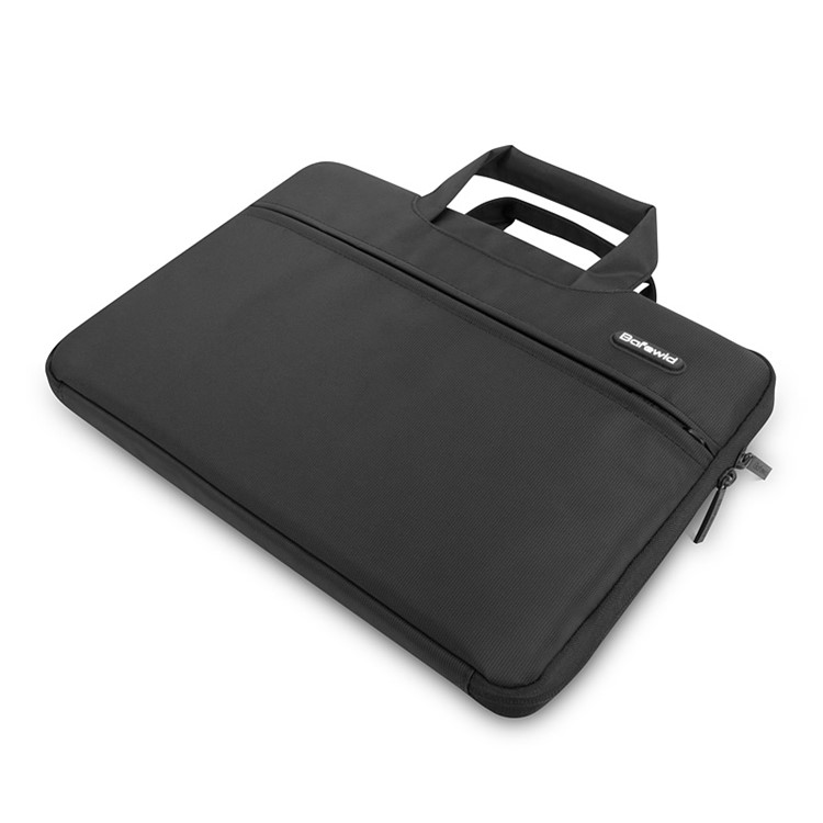 POFOKO Impression 15.6-inch Waterproof Bag Notebook Computer Bag Handbag - Black-4