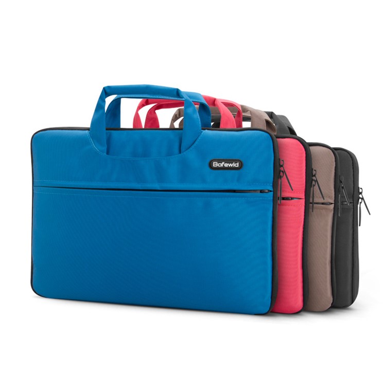 POFOKO Impression 15.6-inch Waterproof Bag Notebook Computer Bag Handbag - Black-9