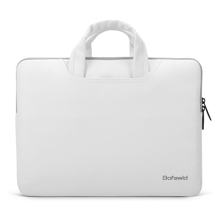 BAFEWLD Jazz Series Plush Lining Laptop Briefcase Bag for Macbook Air 11 Inch - White-1
