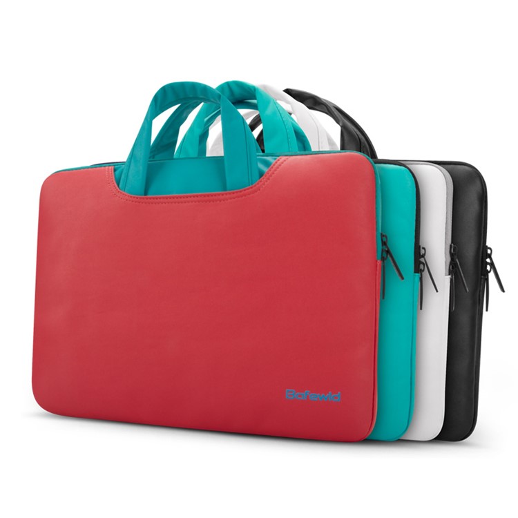 BAFEWLD Jazz Series Plush Lining Laptop Briefcase Bag for Macbook Air 11 Inch - White-10