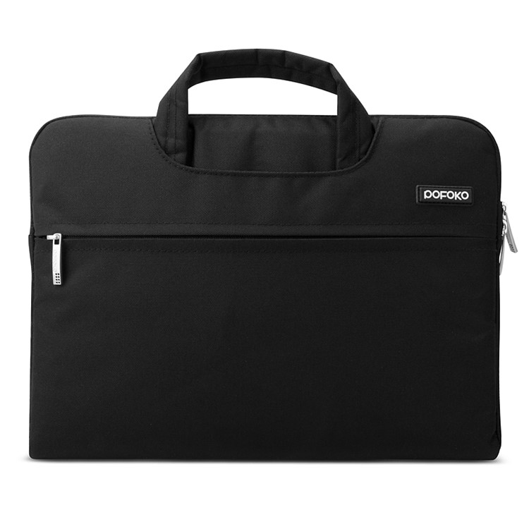 POFOKO Lantis Series Waterproof Laptop Bag with Velvet Lining for Macbook Pro 15.4 Inch - Black-1