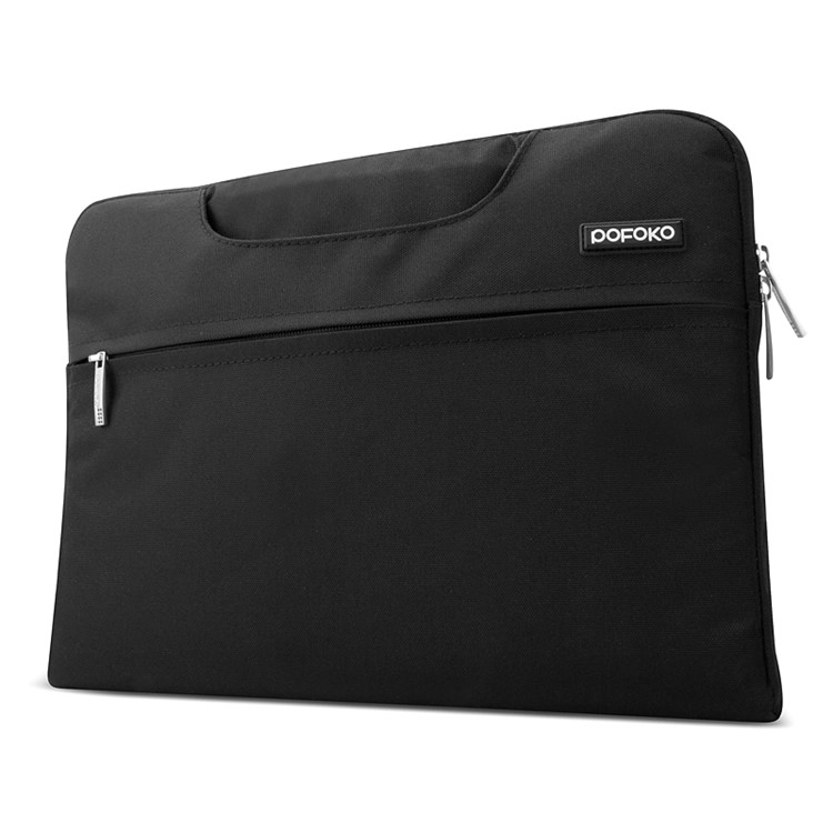 POFOKO Lantis Series Waterproof Laptop Bag with Velvet Lining for Macbook Pro 15.4 Inch - Black-2