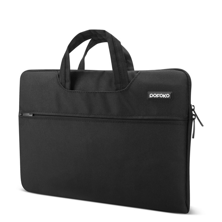 POFOKO Lantis Series Waterproof Laptop Bag with Velvet Lining for Macbook Pro 15.4 Inch - Black-8