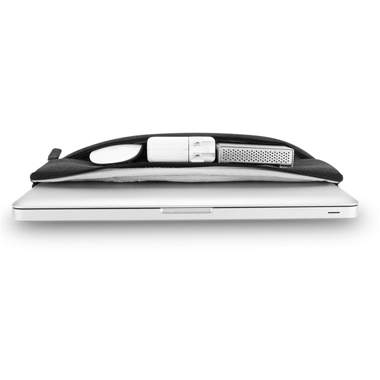 POFOKO Série DG Saco De Laptop Saco Para Ipad Pro 12.9 / Macbook Air / Pro 13,3 Polegadas - Preto-6
