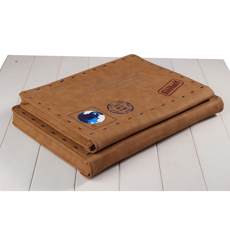 Retro Envelope Style Leather Laptop Sleeve Bag Case for MacBook Pro 15.4-inch-13