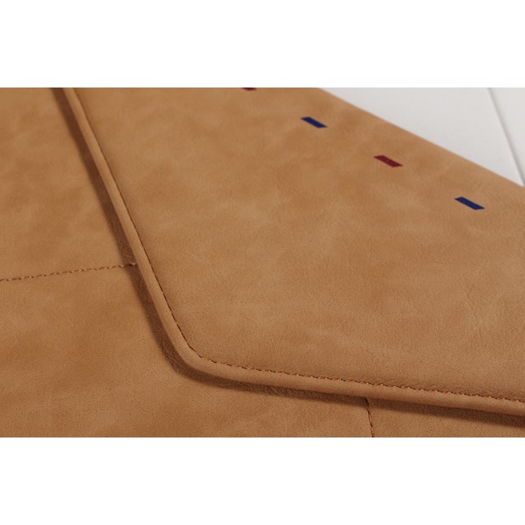 Retro Envelope Style Leather Laptop Sleeve Bag Case for MacBook Pro 15.4-inch-16