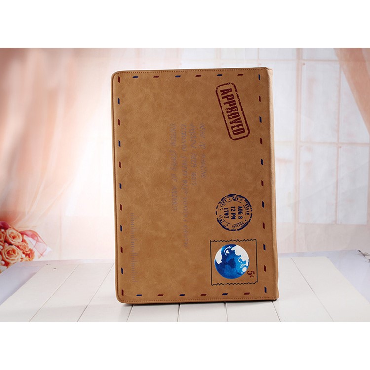 Retro Envelope Style Leather Laptop Sleeve Bag Case for MacBook Pro 15.4-inch-6