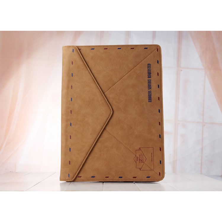 Retro Envelope Style Leather Laptop Sleeve Bag Case for MacBook Pro 15.4-inch-7