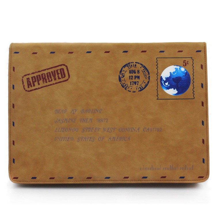Envelope Style Leather Laptop Sleeve Pouch Bag for Macbook Air 13.3 Inch/iPad Pro 12.9 Inch-1