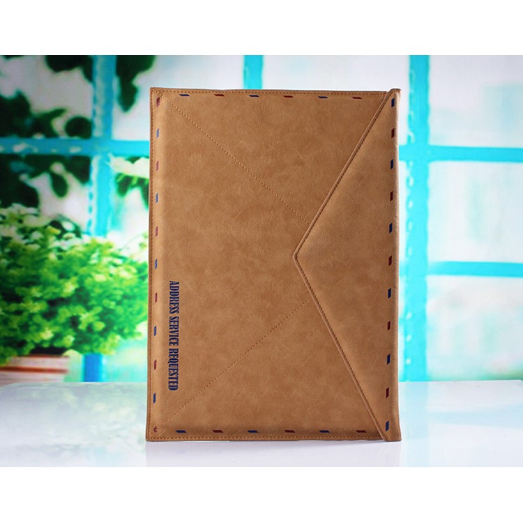 Envelope Style Leather Laptop Sleeve Pouch Bag for Macbook Air 13.3 Inch/iPad Pro 12.9 Inch-6