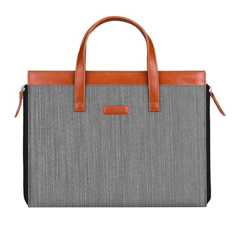 OATSBASF Oxford Cloth Laptop Handbag for Macbook Pro 15.4 Inch - Grey-1