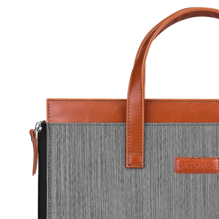 OATSBASF Oxford Cloth Laptop Handbag for Macbook Pro 15.4 Inch - Grey-5
