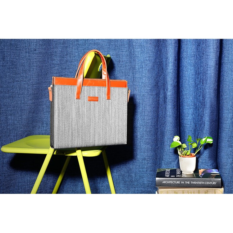 OATSBASF Oxford Cloth Laptop Handbag for Macbook Pro 15.4 Inch - Grey-8