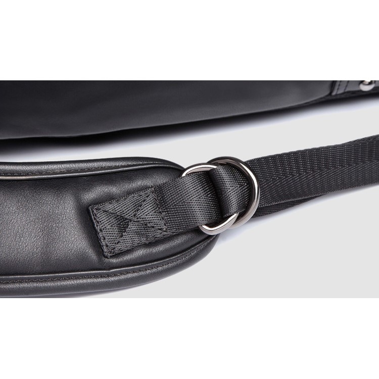 EXTEAM B9599 Rivet PU Leather Travel Shoulder Backpack Notebook Bag - Black-14