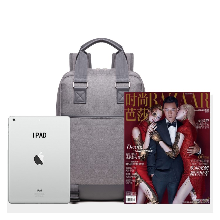 EXTEAM EX8075 Travel Backpack Notebook Shoulder Bag - Grey-11